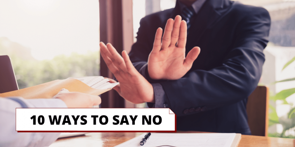 10 best ways to say no